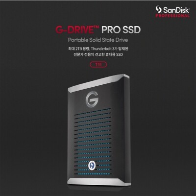[샌디스크 프로페셔널] G-DRIVE PRO SSD 1TB